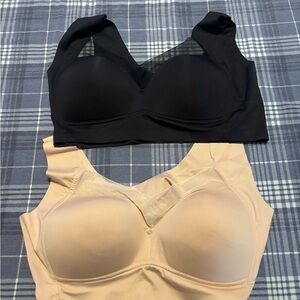 Amazon Black and Nude Bra Set
